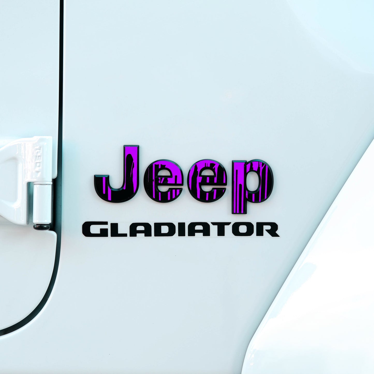 Dripping Purple JLJT Gladiator Fender