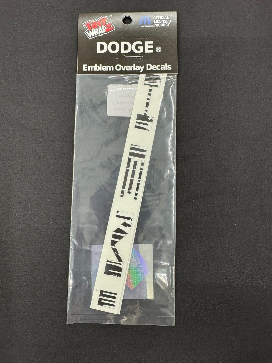 Dodge HEMI Fender Emblem Decals Dripping Red or White Fits 2020-2023 Challenger Charger Durango