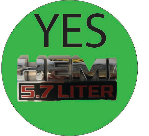 RAM 1500 HEMI Fender Emblem Overlay Decals (Pair) CANADIAN FLAG Fits 2013-2024