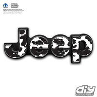 Jeep Emblem Overlay Decals - Cow - Tiny Wrapz