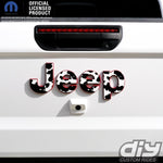 Jeep Emblem Overlay Decals - Cow - Tiny Wrapz