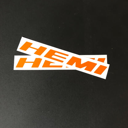 Dodge HEMI Fender Emblem Insert Overlay Decals SOLID COLOR Fits 11-19 Challenger Charger Durango