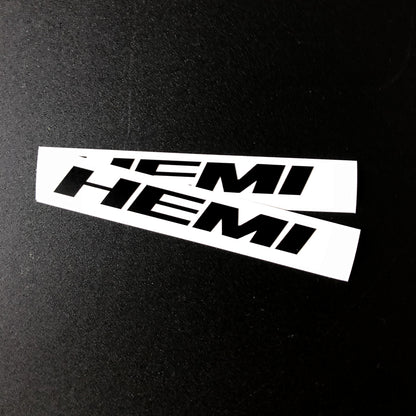 Dodge HEMI Fender Emblem Insert Overlay Decals SOLID COLOR Fits 11-19 Challenger Charger Durango