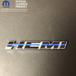 Dodge HEMI Fender Emblem Insert Overlay Decals L&R THIN BLUE LINE Fits 11-19 Dodge Challenger Charger Durango