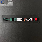 Dodge HEMI Fender Emblem Insert Decal L&R MEXICAN FLAG Fits 2020-2023 Challenger Charger Durango - Tiny Wrapz