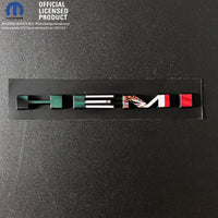 Dodge HEMI Fender Emblem Insert Decal L&R MEXICAN FLAG Fits 2020-2023 Challenger Charger Durango - Tiny Wrapz