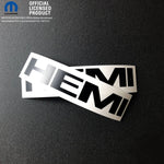 RAM Truck HEMIFender Emblem Overlay Decal Satin Black Pair