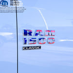 RAM Classic 1500-3500 Door Emblem Decals PUERTO RICAN FLAG Fits Fits 2009-2024 - Tiny Wrapz