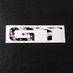 GT Grayscale American Flag Rear Emblem Overlay Vinyl Decal Fits 2015-2023 Mustang GT - Tiny Wrapz