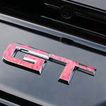 GT "Red Fire Flames" Rear Emblem Overlay Decal Fits 2015-2023 Mustang GT - Tiny Wrapz