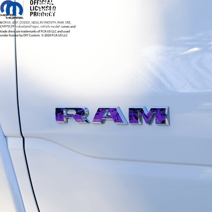 2019-2023 RAM Door Purple Flames