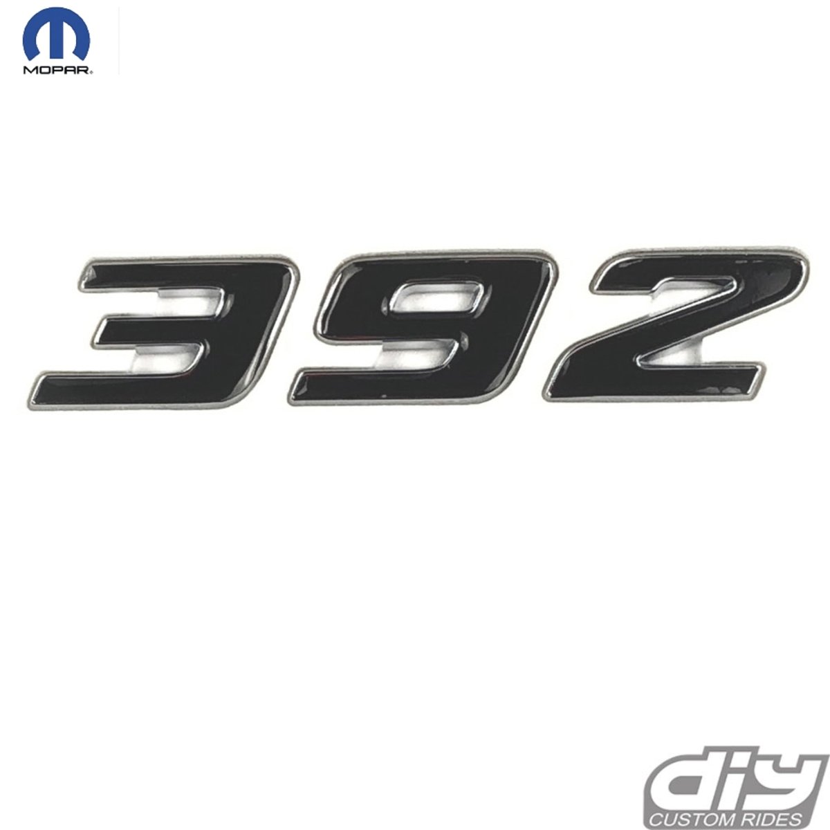 392 Fender Emblem Overlay Decals L&R MATTE BLACK Fits Dodge Challenger Charger 300