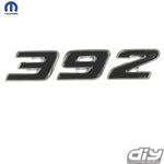 392 Fender Emblem Overlay Decals L&R MATTE BLACK Fits Dodge Challenger Charger 300
