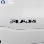 RAM Door x2 Emblem Overlay Decals DRIPPING WHITE Fits 2019-2026 RAM Trucks - Tiny Wrapz