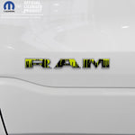 RAM Door x2 Emblem Overlay Decals DRIPPING GREEN Fits 2019-2026 RAM Trucks - Tiny Wrapz