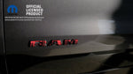 RAM Door x2 Emblem Overlay Decals DRIPPING RED Fits 2019-2026 RAM Trucks - Tiny Wrapz