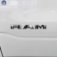 RAM Door x2 Emblem Overlay Decals DRIPPING WHITE Fits 2019-2026 RAM Trucks - Tiny Wrapz