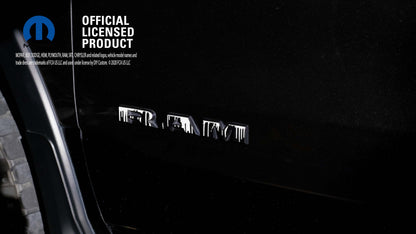 RAM Door x2 Emblem Overlay Decals DRIPPING WHITE Fits 2019-2026 RAM Trucks