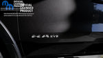 RAM Door x2 Emblem Overlay Decals L&R GRAYSCALE FIRE FLAMES Fits 2019-2026 RAM Trucks - Tiny Wrapz