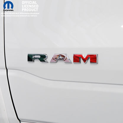 5th Gen RAM 1500 Door Waving Mexican Flag