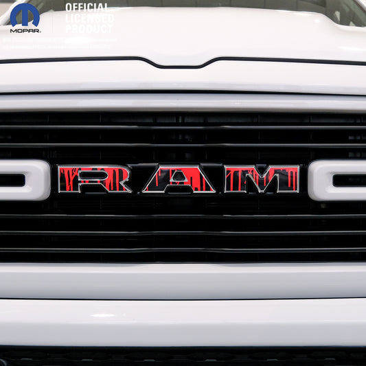 5th Gen RAM 1500 Grill Dripping Red