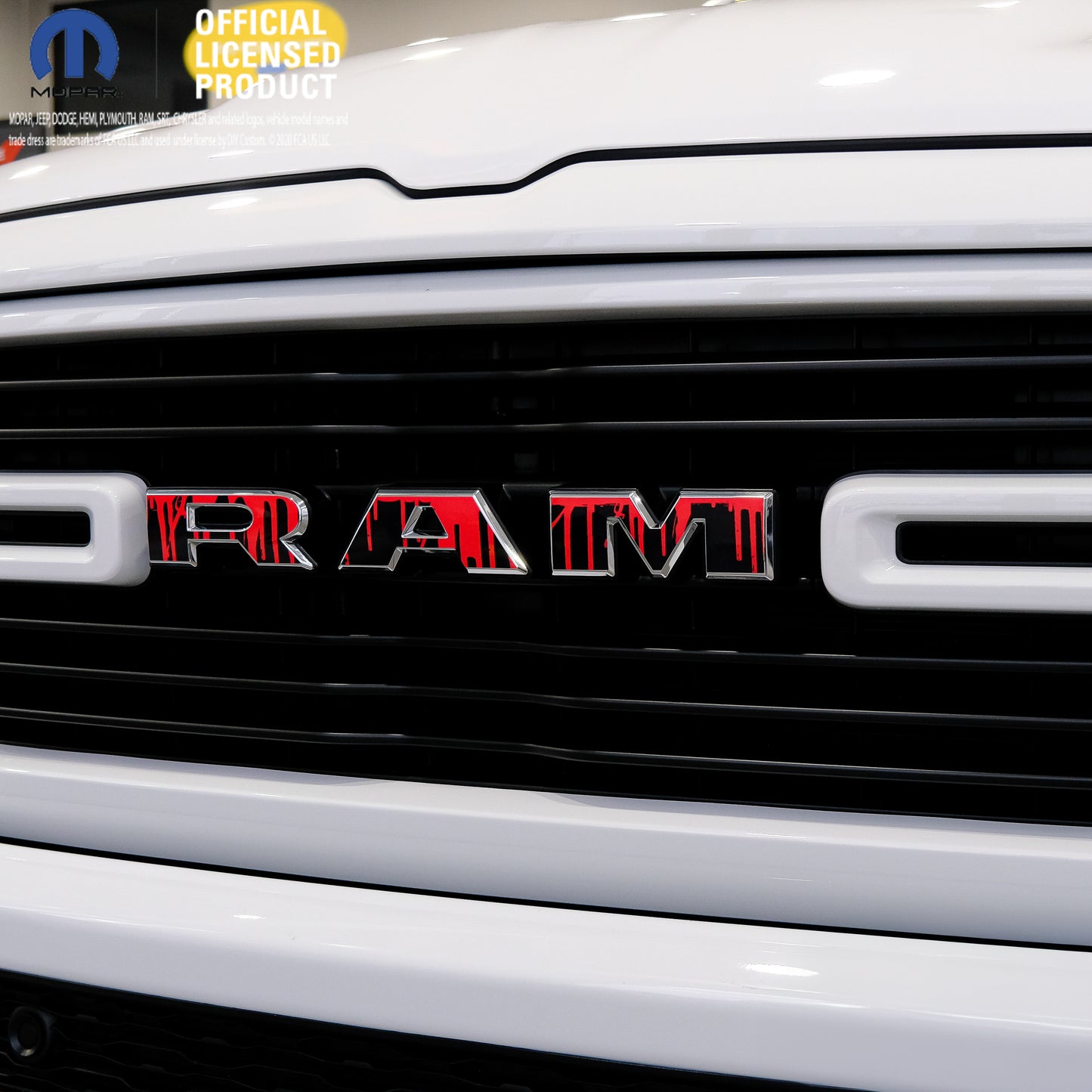 5th Gen RAM 1500 Grill Dripping Red