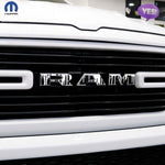 RAM Grill Emblem Overlay Decals DRIPPING WHITE Fits 2009-2026 1500-5500 - Tiny Wrapz