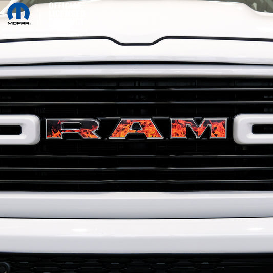 5th Gen RAM 1500 Grill Real Fire Flames