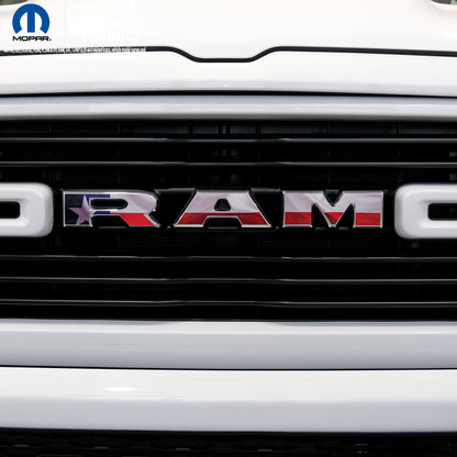 5th Gen RAM 1500 Grill Texas Flag