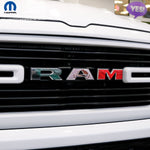 RAM Grill Emblem Overlay Decals WAVING MEXICAN FLAG Fits 2009-2026 1500-5500 - Tiny Wrapz