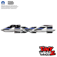 RAM 4x4 Emblem Overlay Decals Thin Blue Line American Flag Fits 2009-2027 1500-5500