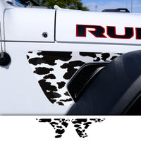 Jeep Fender Vent Decals Pair "Cow" Fits 2018-2026 Wrangler JL & Gladiator - Tiny Wrapz