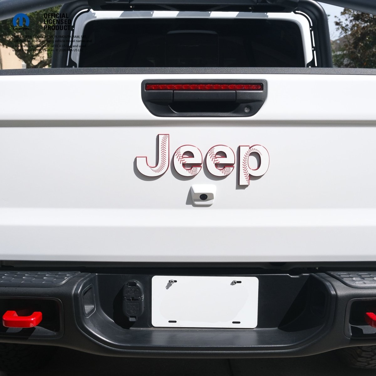 Jeep Emblem Overlay Decals - Baseball - Tiny Wrapz