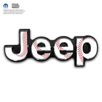 Jeep Emblem Overlay Decals - Baseball - Tiny Wrapz