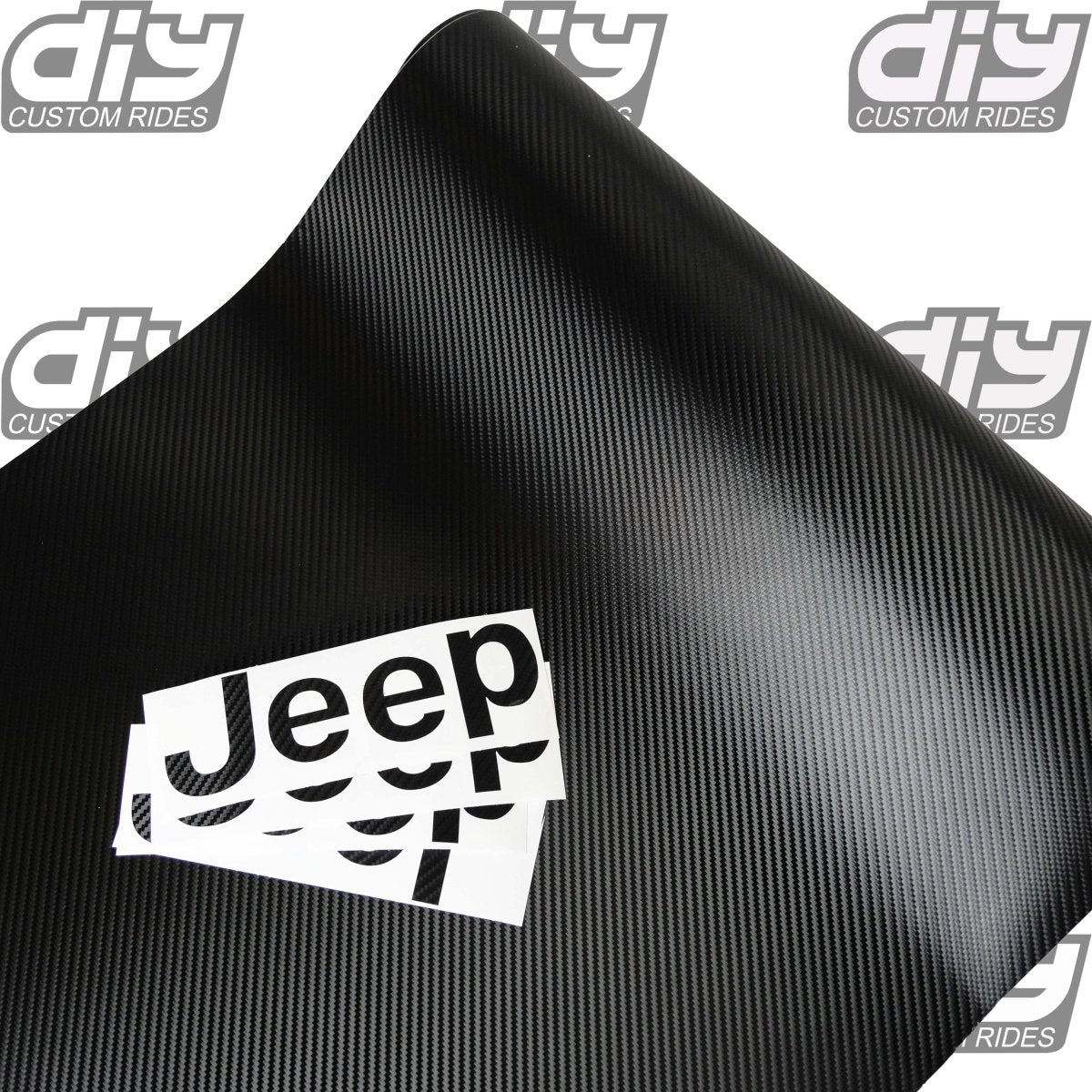 Jeep Emblem Overlay Decals SOLID Colors