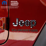 Jeep Emblem Overlay Decals - Basic Black & White American Flag
