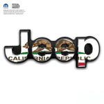 Jeep Emblem Overlay Decals - California Flag - Tiny Wrapz