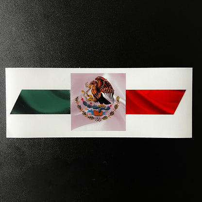 Mexican Flag Tailgate Emblem Overlay Premium Vinyl Decal Fits 2014-2019 Chevrolet Silverado