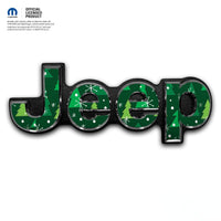 Jeep Emblem Overlay Decals - Christmas Trees - Tiny Wrapz