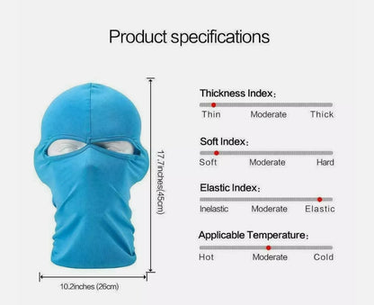 Ski Mask Headrest Cover Security System (Pair)