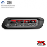 RAM 2500 Hood Emblem Overlay Decals L&R DRIPPING RED Fits 2019-2027 RAM Trucks