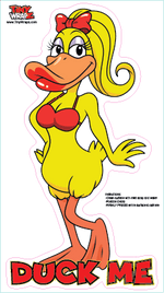 Duck Me Sticker Decal - Tiny Wrapz