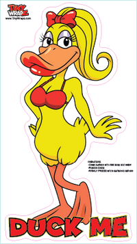 Duck Me Sticker Decal - Tiny Wrapz