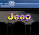 Jeep Emblem Overlay Decals - Ducks On Purple