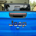 Jeep Emblem Overlay Decals - Thin Blue Line American Flag - Tiny Wrapz