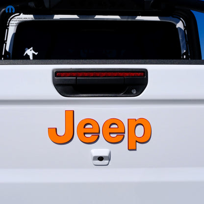 Jeep Emblem Overlay Decals Fluorescent Colors