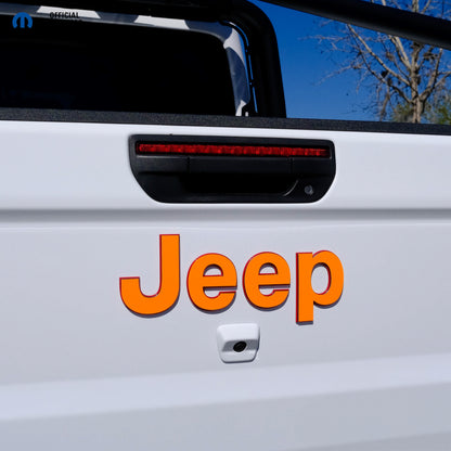 Jeep Emblem Overlay Decals Fluorescent Colors