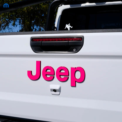 Jeep Emblem Overlay Decals Fluorescent Colors