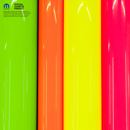 Jeep Emblem Overlay Decals Fluorescent Colors