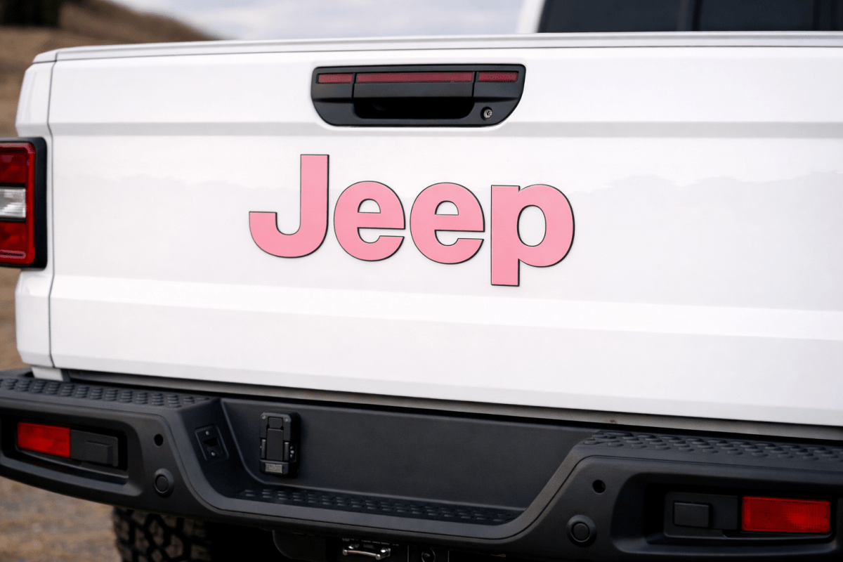 Jeep Emblem Overlay Decals All PINK - Tiny Wrapz